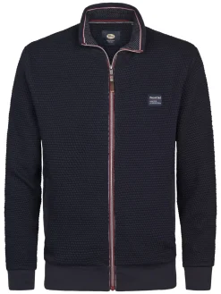 Men Sweater Collar Zip