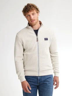 Men Sweater Collar Zip