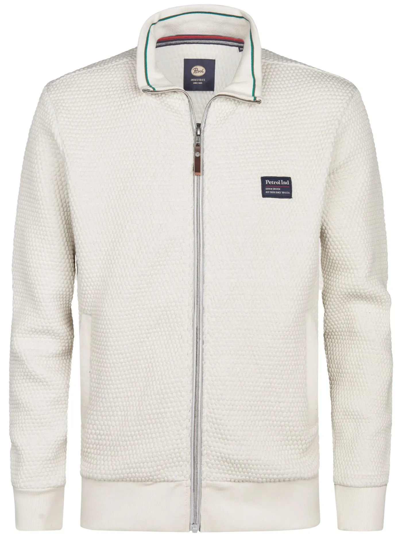 Men Sweater Collar Zip