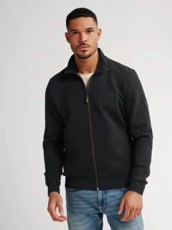 Men Sweater Collar Zip