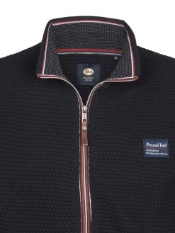 Men Sweater Collar Zip