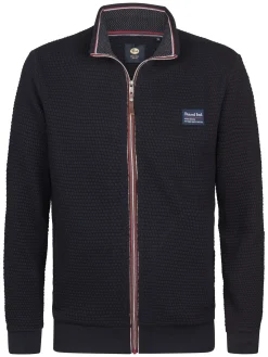 Men Sweater Collar Zip