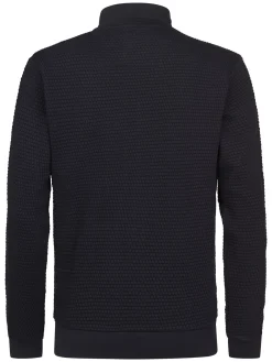 Men Sweater Collar Zip