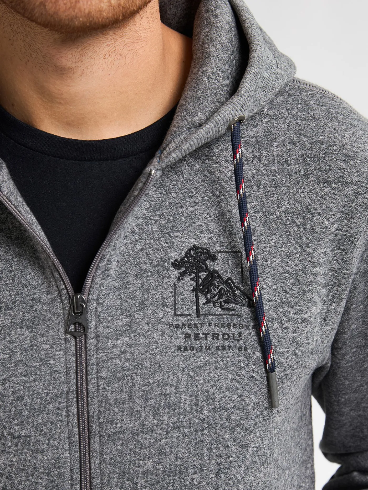 Men Sweater Hooded Zip