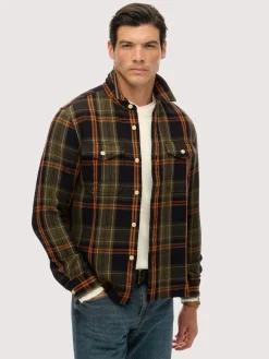 Merchant heavy checked shirt