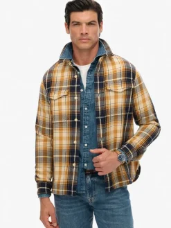 Merchant heavy checked shirt
