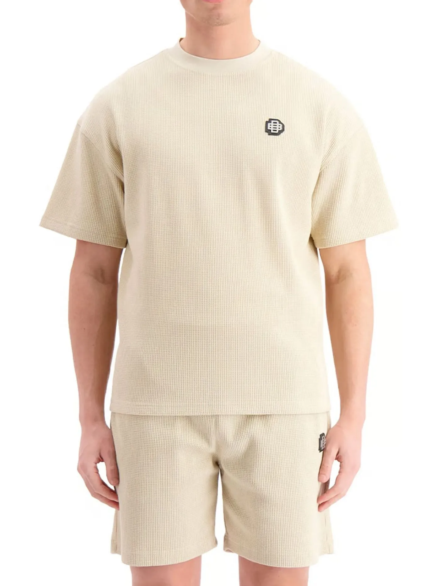 Monogram waffle t-shirt