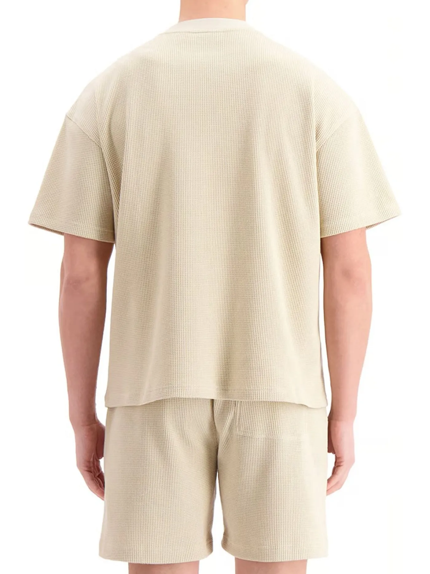 Monogram waffle t-shirt