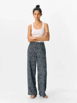 OBJALBA LISA WIDE PANT PRINT NOOS