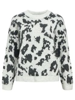 OBJDIANA LS RE O-NECK KNIT NOOS