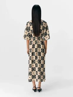 OBJELLA RE 2/4 MIDI DRESS 138