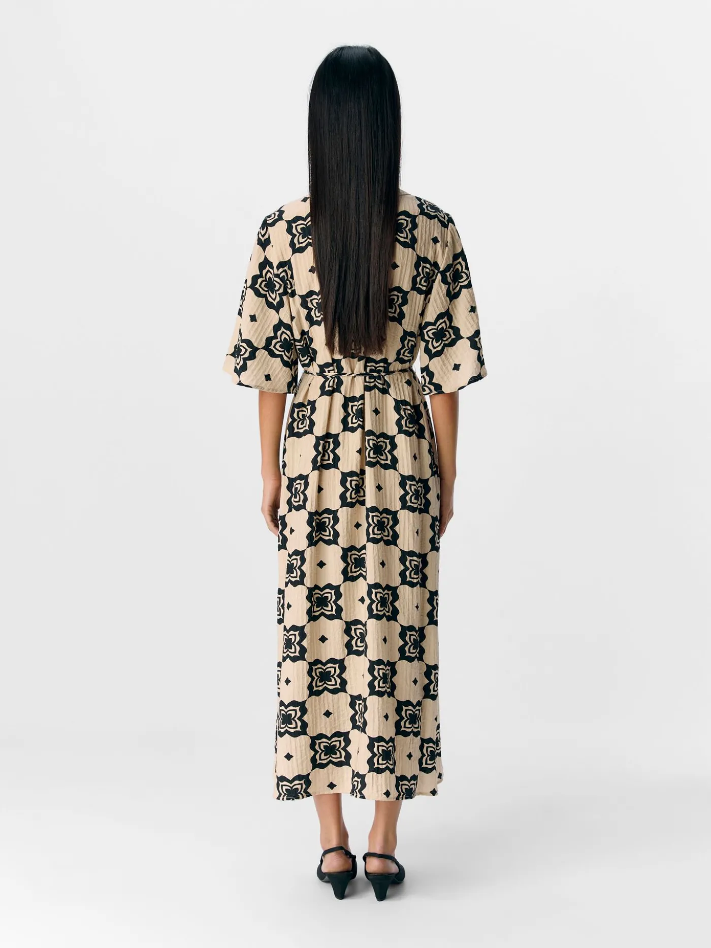 OBJELLA RE 2/4 MIDI DRESS 138