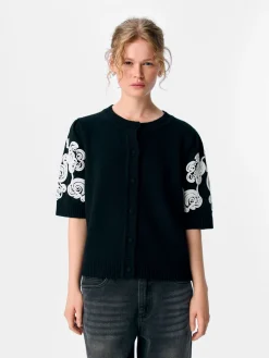 OBJJANE 2/4 RE KNIT CARDIGAN 140