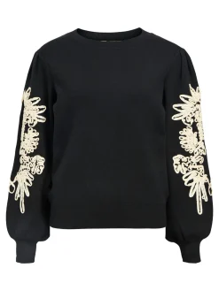 OBJJOANA L/S KNIT PULLOVER REP