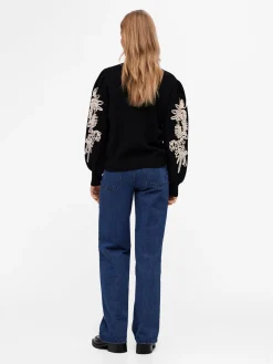 OBJJOANA L/S KNIT PULLOVER REP