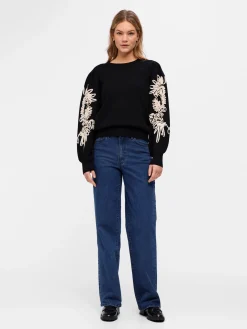 OBJJOANA L/S KNIT PULLOVER REP