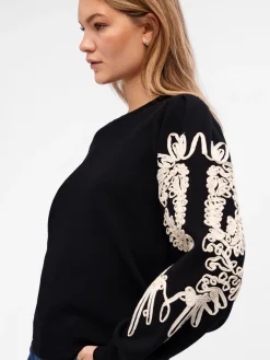 OBJJOANA L/S KNIT PULLOVER REP