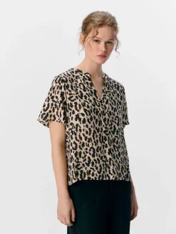 OBJKARINA S/S RE V-NECK TOP NOOS