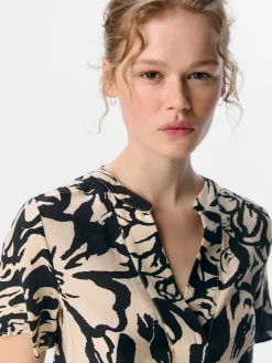 OBJKARINA S/S RE V-NECK TOP NOOS