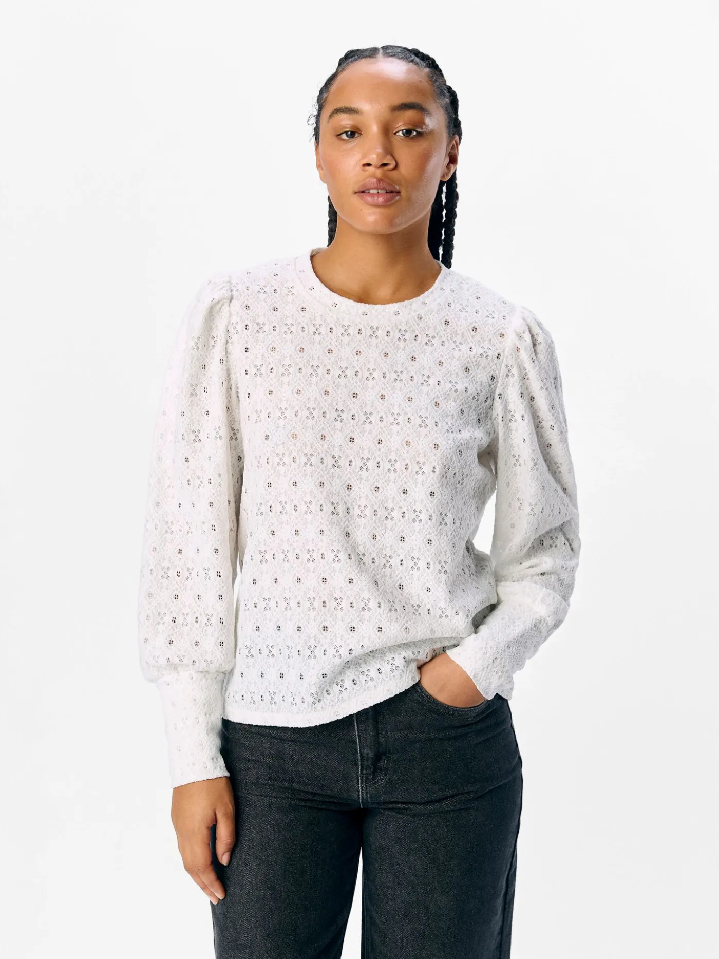 OBJLAILA L/S RE TOP NOOS