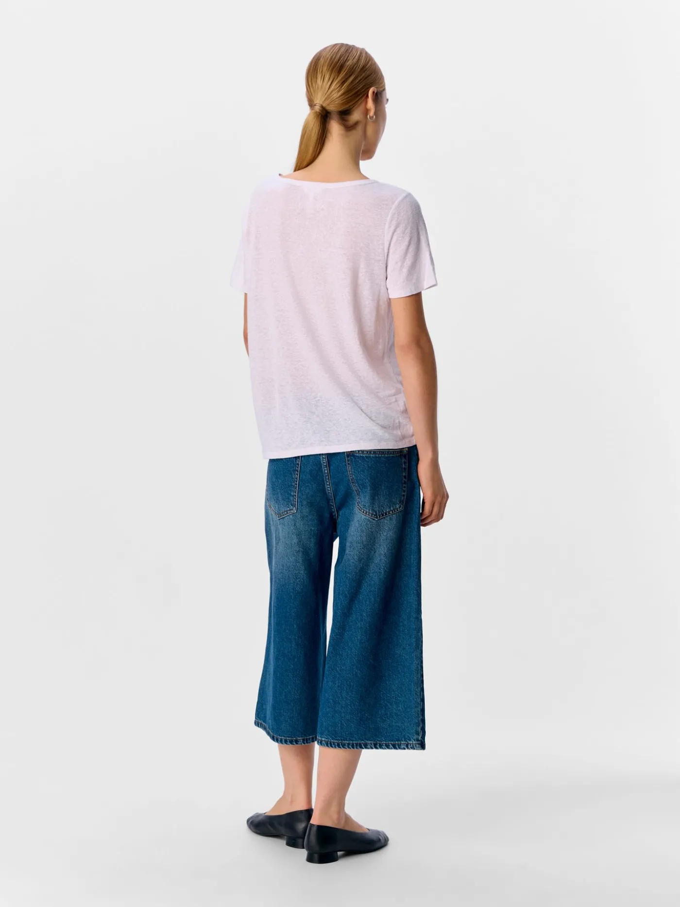 OBJTHEA S/S RE V-NECK TOP NOOS