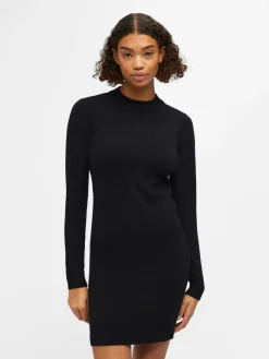 OBJTHESS L/S KNIT DRESS NOOS