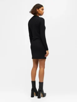 OBJTHESS L/S KNIT DRESS NOOS