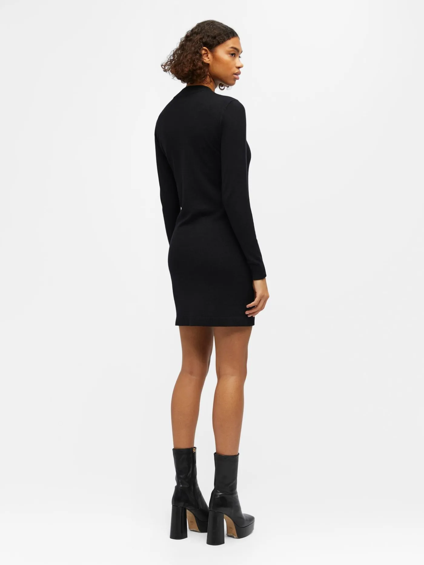OBJTHESS L/S KNIT DRESS NOOS