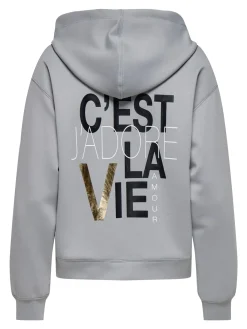 ONLALINA LIFE L/S PRINT HOOD SWT