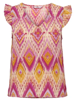 ONLALMA LIFE VIS S/S ELINA TOP AOP