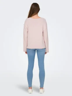 ONLALVILDA LS O-NECK CC KNT