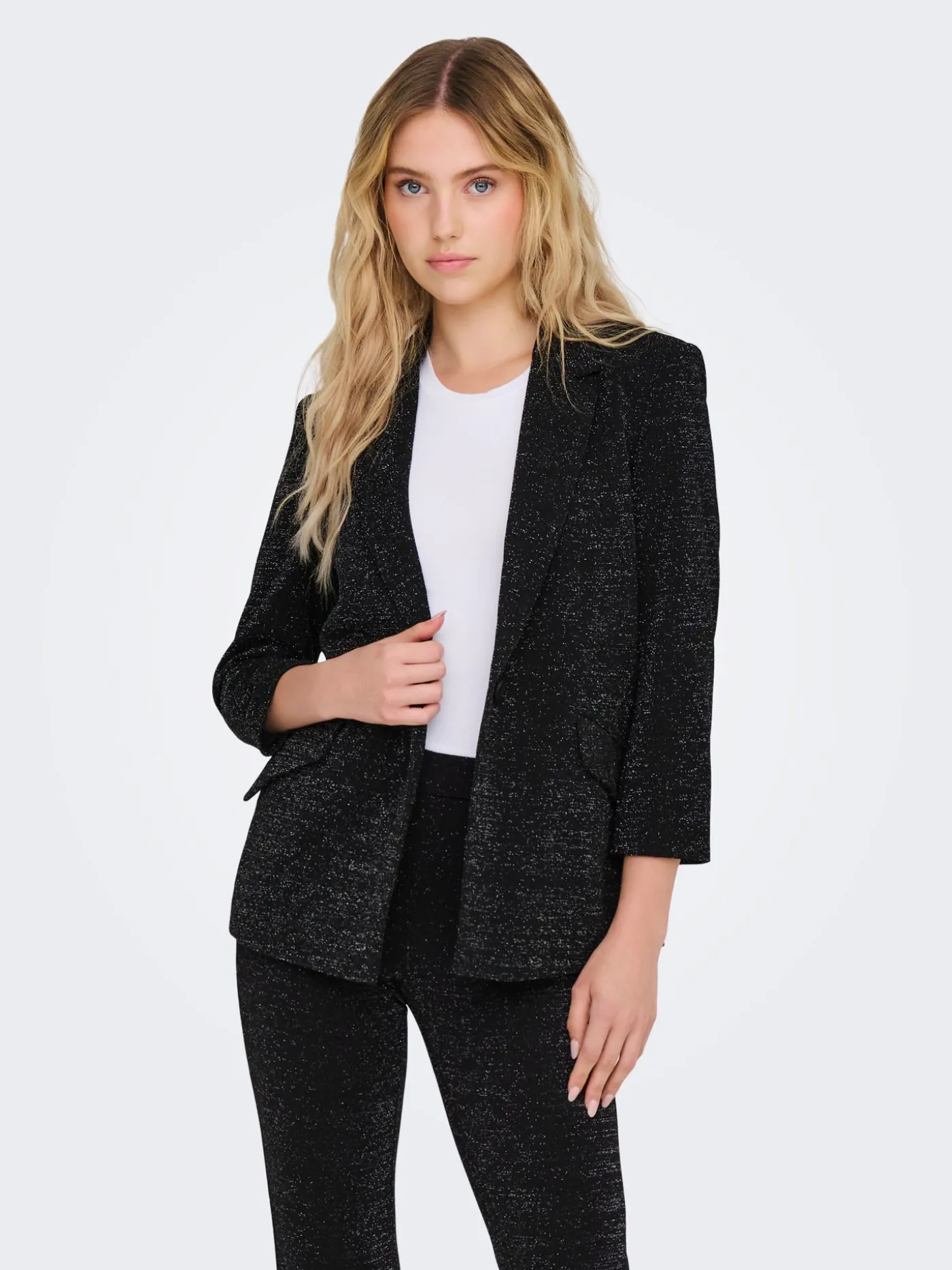 ONLALYA L/S FITTED GLIT BLAZER TLR