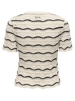 ONLANNASOFIA LIFE SS STRIPE O-NECK