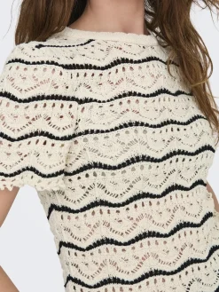 ONLANNASOFIA LIFE SS STRIPE O-NECK