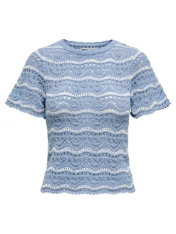 ONLANNASOFIA LIFE SS STRIPE O-NECK