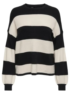 ONLATIA L/S STRIPE PULLOVER KNT NOO