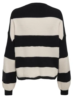 ONLATIA L/S STRIPE PULLOVER KNT NOO
