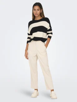 ONLATIA L/S STRIPE PULLOVER KNT NOO