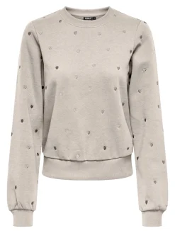 ONLATIKA L/S O-NECK GLITTER EMB. BO