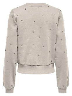 ONLATIKA L/S O-NECK GLITTER EMB. BO