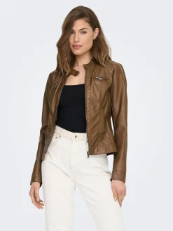 ONLBANDIT FAUX LEATHER BIKER NOOS O