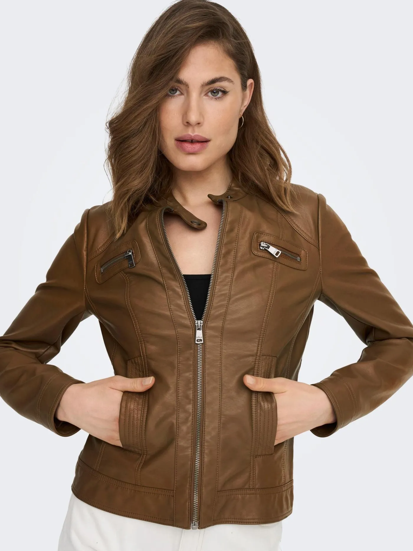 ONLBANDIT FAUX LEATHER BIKER NOOS O