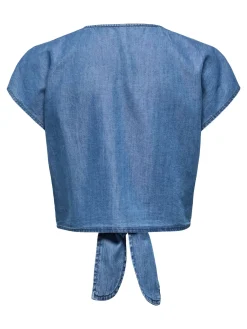 ONLBEA SIESTA SS KNOT DNM SHIRT BJ