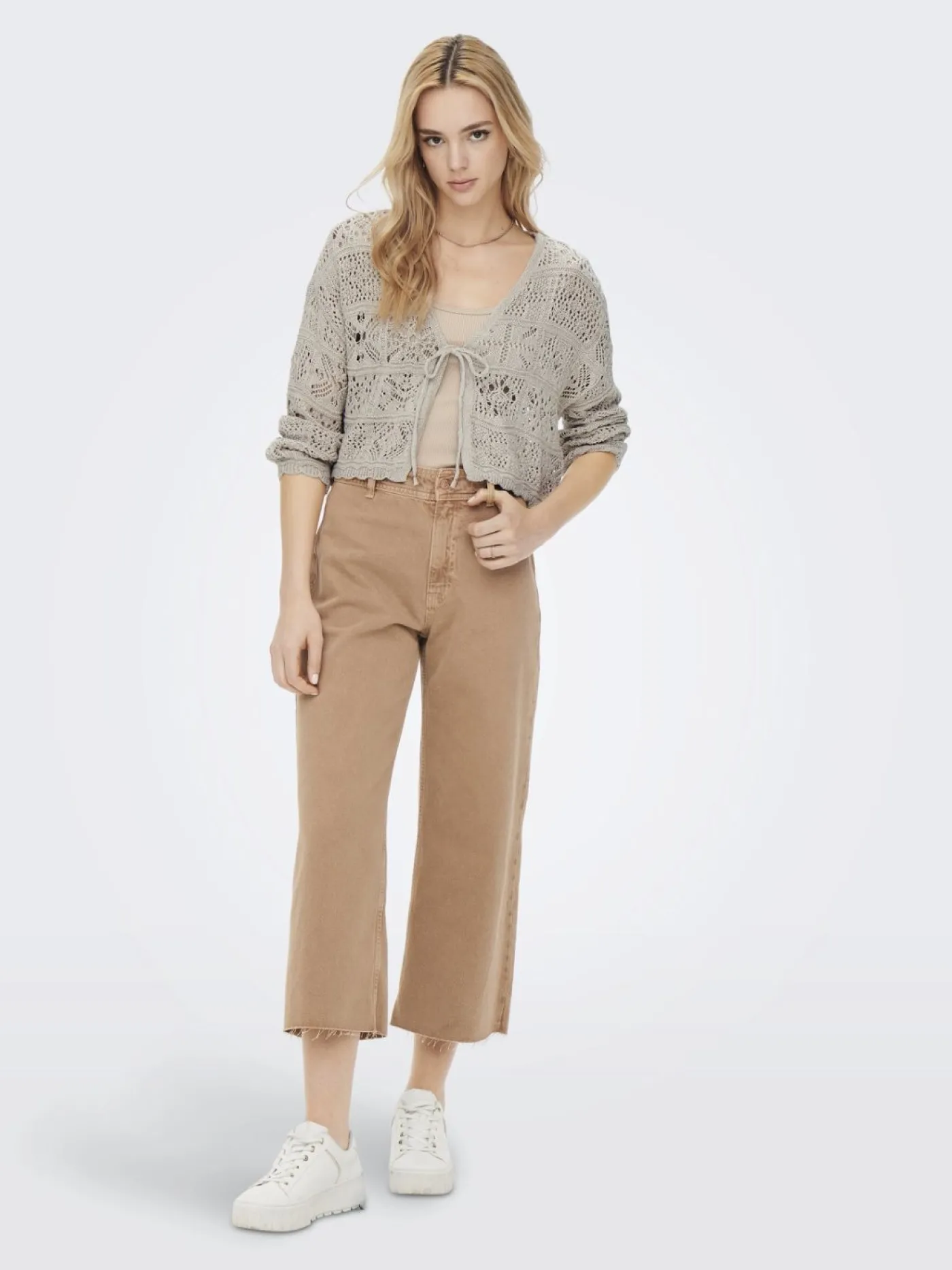 ONLBEACH LIFE 7/8 O-N CARDIGAN KNT