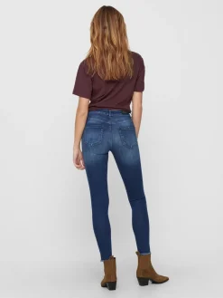 ONLBLUSH LIFE MID ANK RAW REA2077 N - Medium Blue