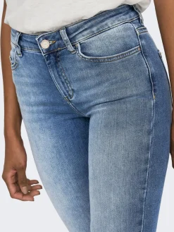 ONLBLUSH LIFE MID FLARED DNM TAI467 - Light Blue D