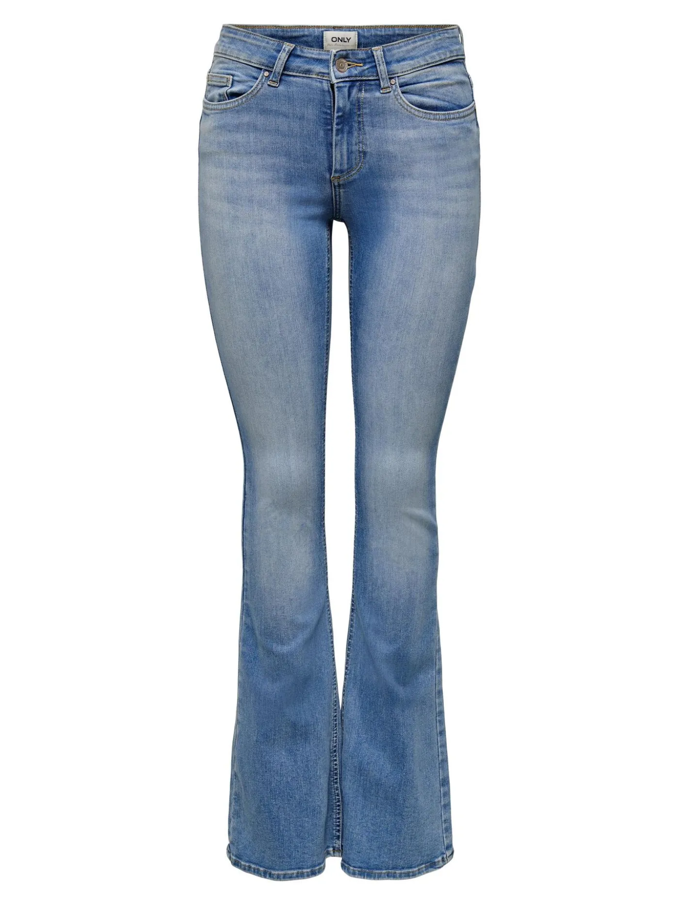 ONLBLUSH LIFE MID FLARED DNM TAI467 - Light Blue D