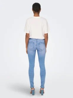 ONLBLUSH LIFE MID SK AK RAW REA4347 - Light Blue D