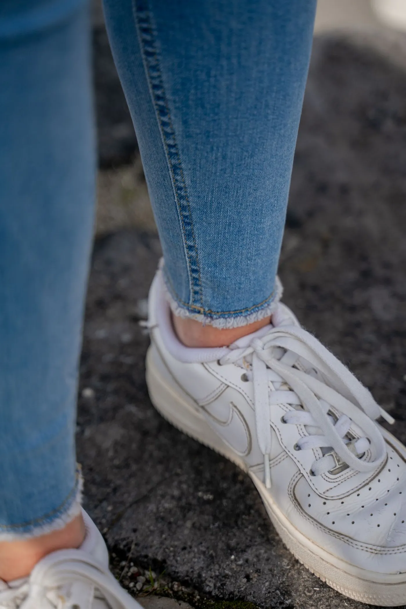 ONLBLUSH LIFE MID SK AK RAW REA1467 - Light Blue D