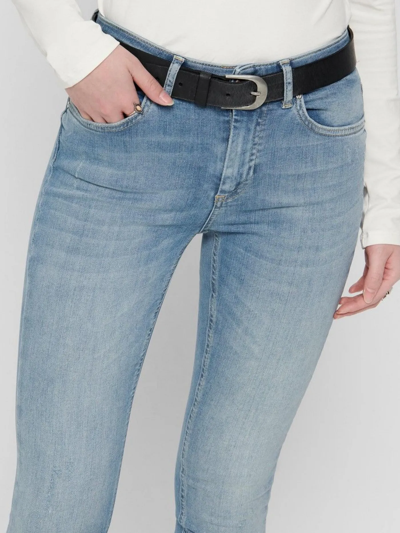 ONLBLUSH LIFE MID SK AK RAW REA1467 - Light Blue D